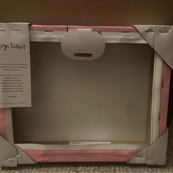 Chanel pink glitter water bottle designer art by Design District Studio - Picture 5 of 7